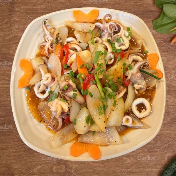 មឹកឆាប្រៃផ្អែម